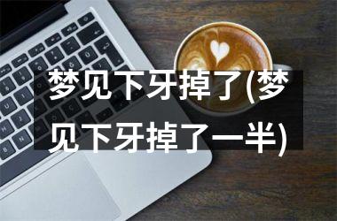 <h3>梦见下牙掉了(梦见下牙掉了一半)