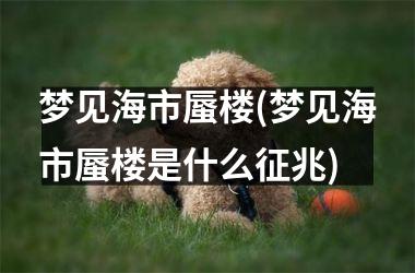 <h3>梦见海市蜃楼(梦见海市蜃楼是什么征兆)