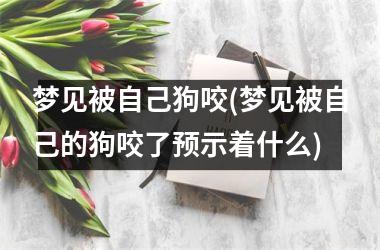 梦见被自己狗咬(梦见被自己的狗咬了预示着什么)