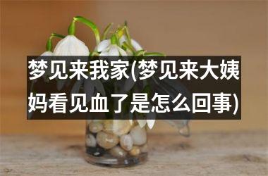 <h3>梦见来我家(梦见来大姨妈看见血了是怎么回事)