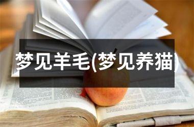 <h3>梦见羊毛(梦见养猫)