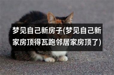 <h3>梦见自己新房子(梦见自己新家房顶得瓦跑邻居家房顶了)