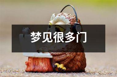 <h3>梦见很多门