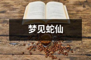 <h3>梦见蛇仙