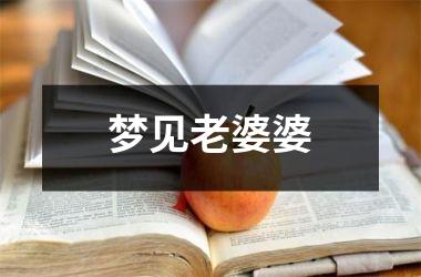<h3>梦见老婆婆