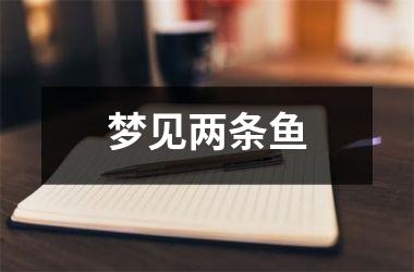 <h3>梦见两条鱼