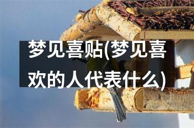 梦见喜贴(梦见喜欢的人代表什么)
