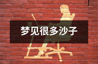 <h3>梦见很多沙子