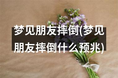 <h3>梦见朋友摔倒(梦见朋友摔倒什么预兆)