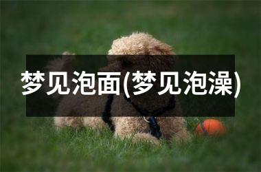 <h3>梦见泡面(梦见泡澡)