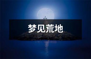 梦见荒地