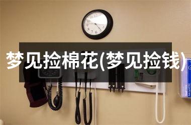 <h3>梦见捡棉花(梦见捡钱)