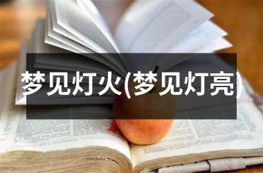 <h3>梦见灯火(梦见灯亮)