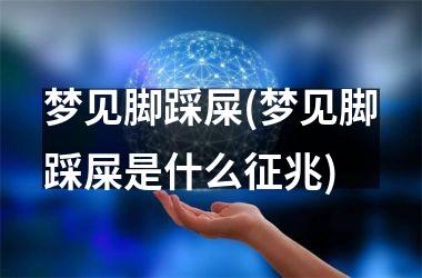 <h3>梦见脚踩屎(梦见脚踩屎是什么征兆)