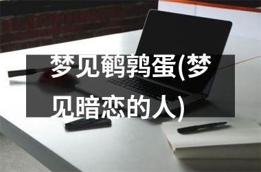 梦见鹌鹑蛋(梦见暗恋的人)