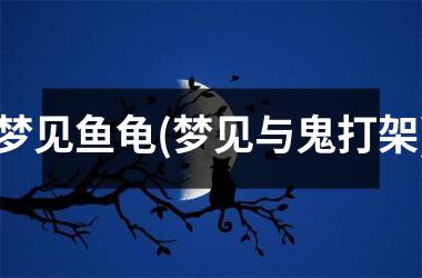 <h3>梦见鱼龟(梦见与鬼打架)
