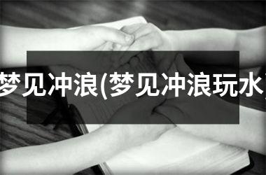 梦见冲浪(梦见冲浪玩水)