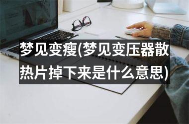 梦见变瘦(梦见变压器散热片掉下来是什么意思)