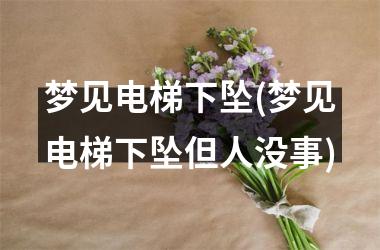 梦见电梯下坠(梦见电梯下坠但人没事)