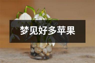 <h3>梦见好多苹果