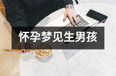 <h3>怀孕梦见生男孩
