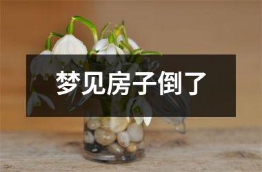 <h3>梦见房子倒了