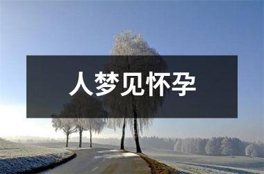 <h3>人梦见怀孕