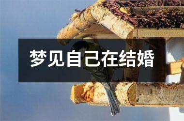 <h3>梦见自己在结婚