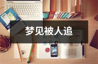 <h3>梦见被人追