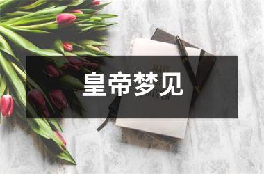 <h3>皇帝梦见