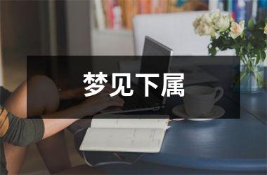 <h3>梦见下属