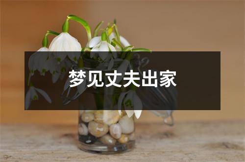梦见丈夫出家