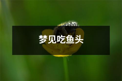 <h3>梦见吃鱼头