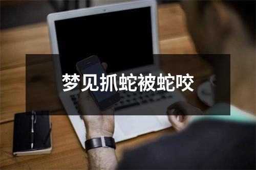 梦见抓蛇被蛇咬