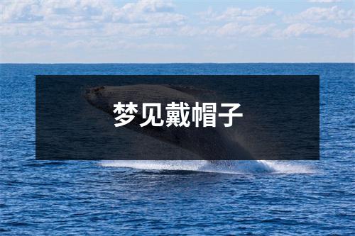 <h3>梦见戴帽子