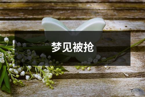 <h3>梦见被抢