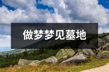 <h3>做梦梦见墓地