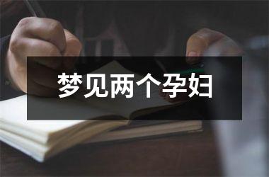 <h3>梦见两个孕妇