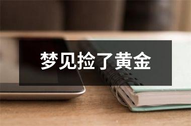 <h3>梦见捡了黄金