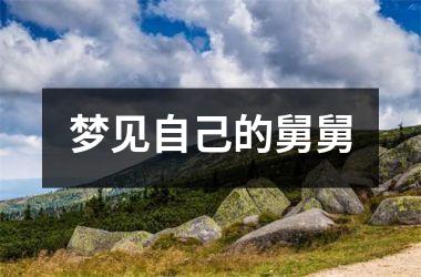 <h3>梦见自己的舅舅