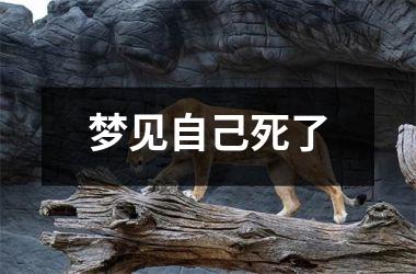 梦见自己死了