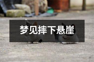 <h3>梦见摔下悬崖