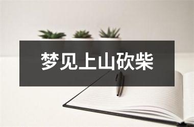 梦见上山砍柴