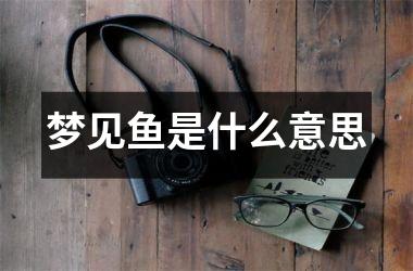 <h3>梦见鱼是什么意思