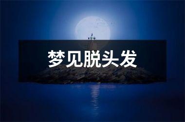 <h3>梦见脱头发