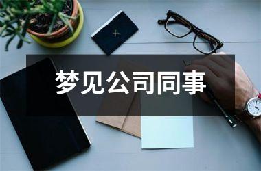 <h3>梦见公司同事