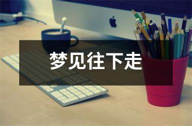 <h3>梦见往下走