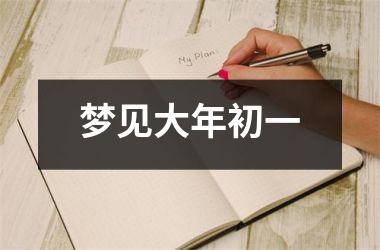 <h3>梦见大年初一