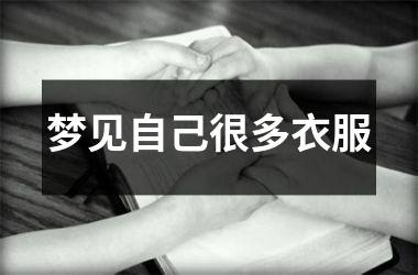 <h3>梦见自己很多衣服