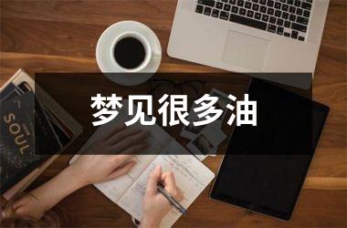 <h3>梦见很多油